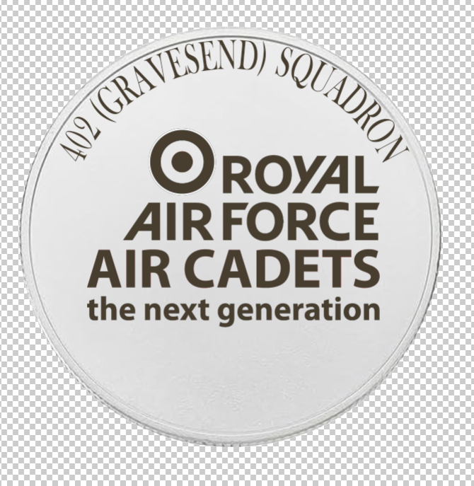 402 squadron coins and trophy