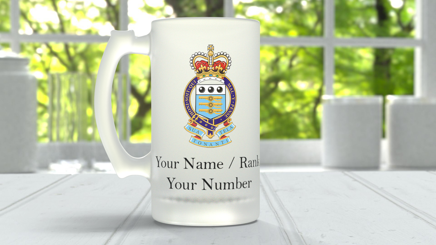 Royal Army Ordnance Corps Personalised Tankard