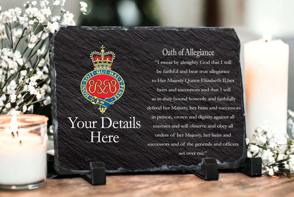 Personalised Grenadier Guards Oath of Allegiance