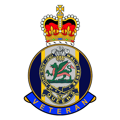 Queens Regiment Pin Badge