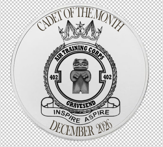 402 squadron coins and trophy