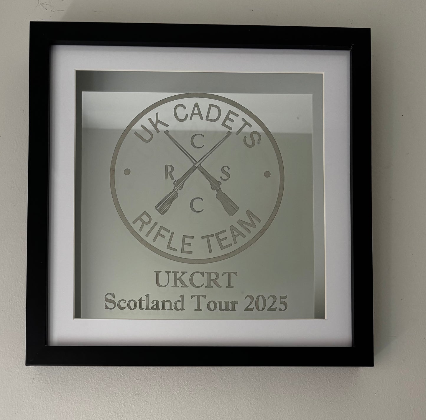 Mirrored Regimental Presentation Peice