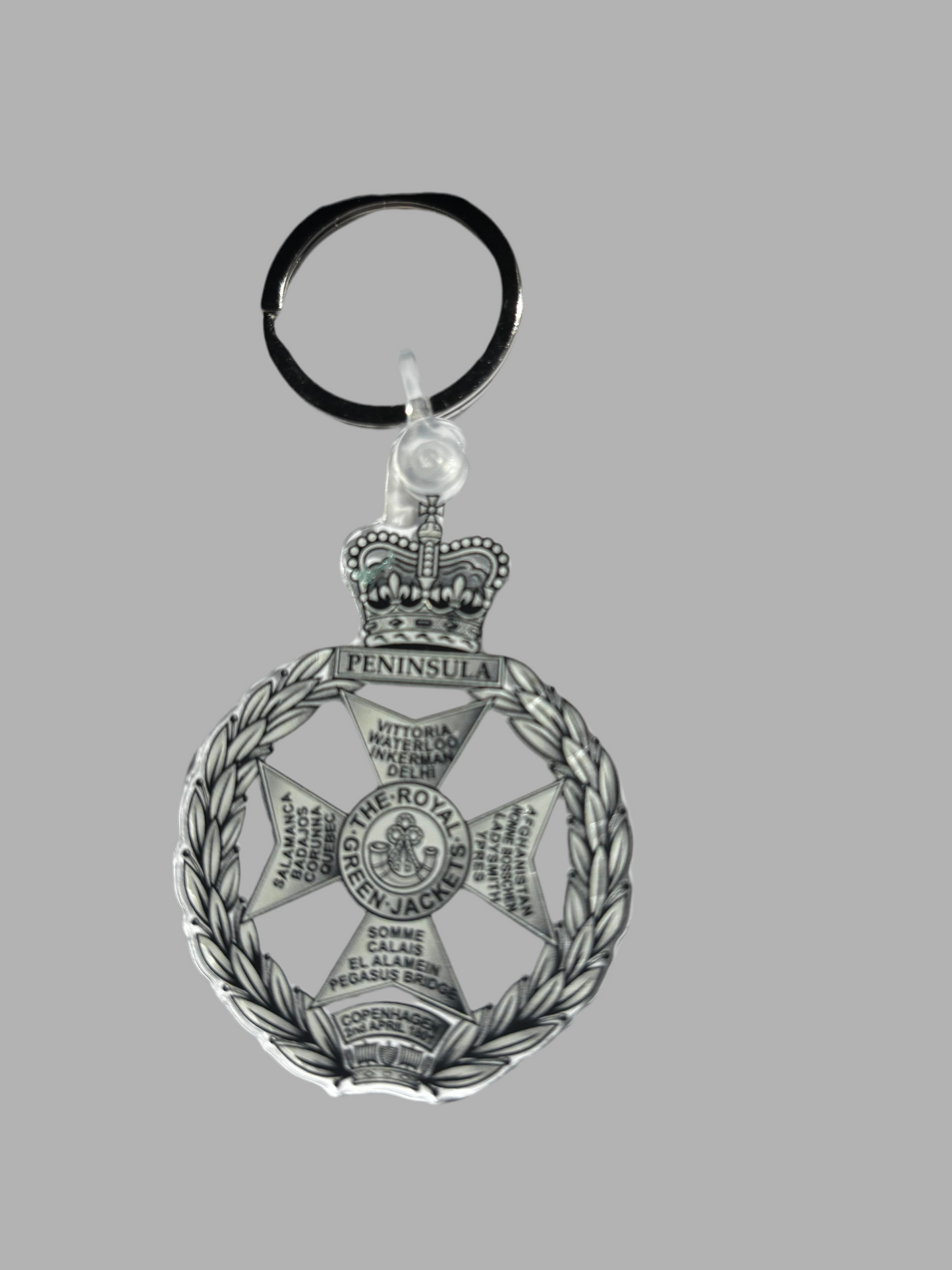 Royal Green Jacket Keyring