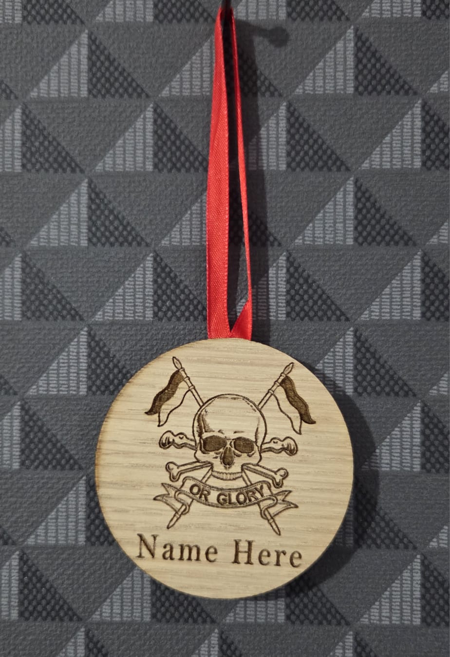 Lest we forget poppy ornament