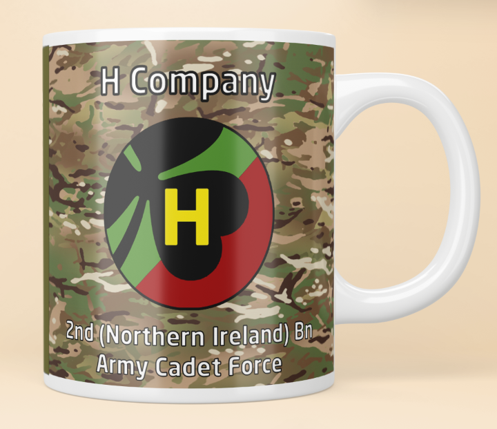 H Company 2nd (Northern Irish) Bn Army Cadet Force Mugs