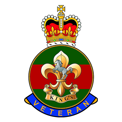 King's Regiment Pin Badge