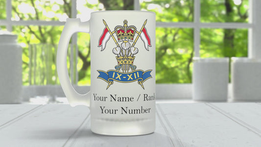 9/12th Lancers Personalised Tankard
