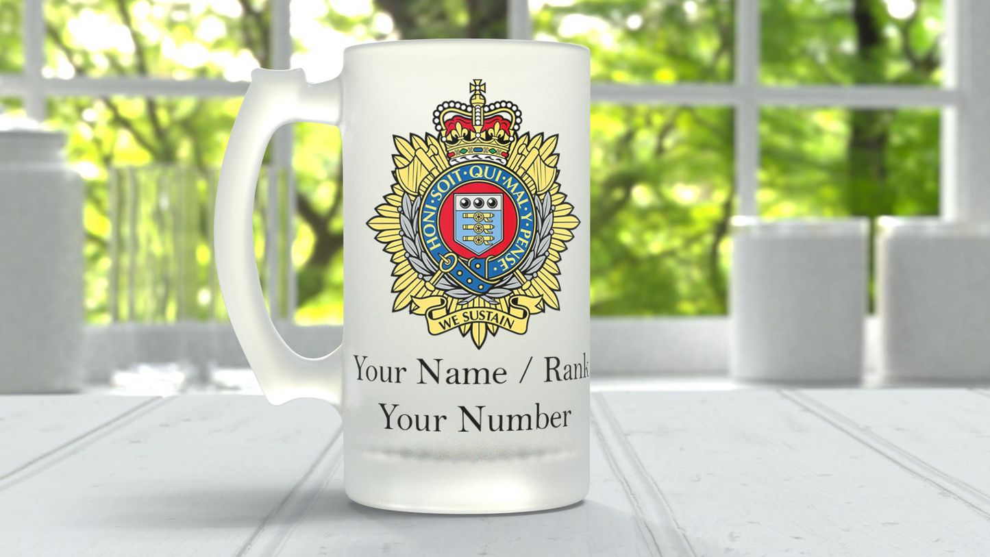 Royal Logistic Corps Personalised Tankard